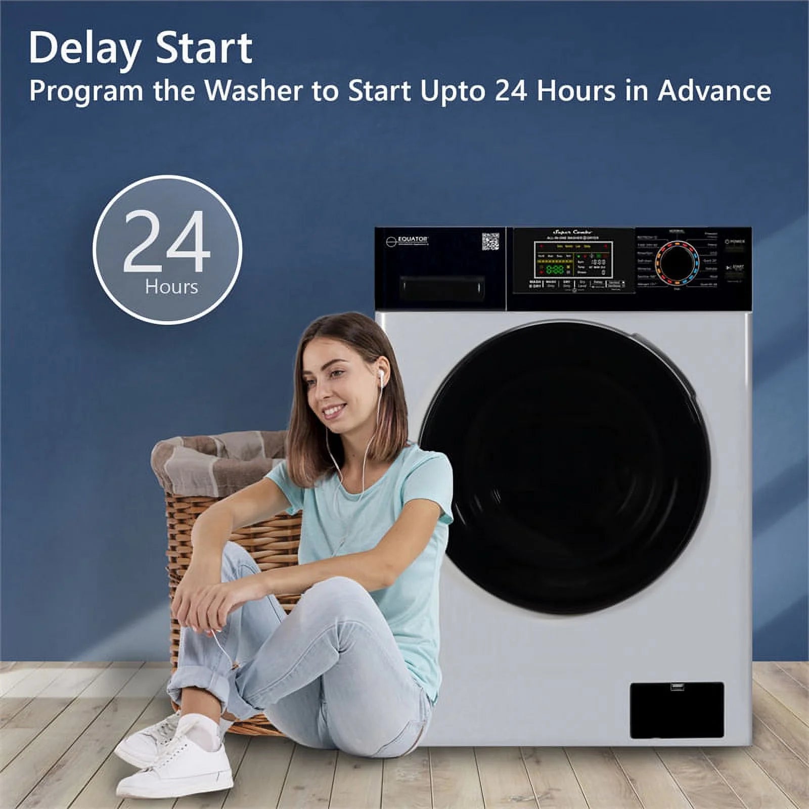 Compact 18 lbs Combo Washer Dryer G20351