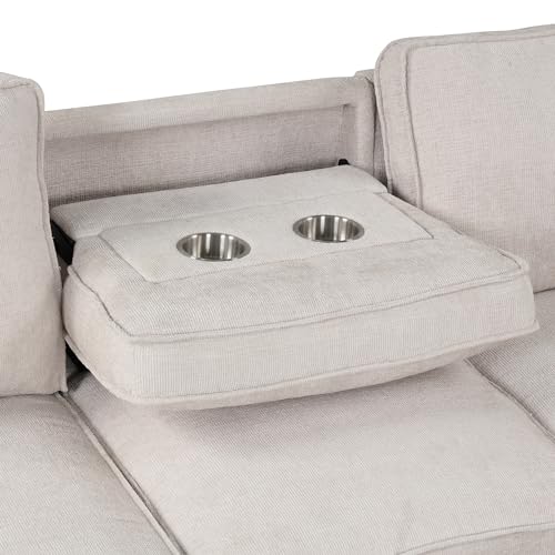Gray Pull Out Sofa Bed with Storage V93261