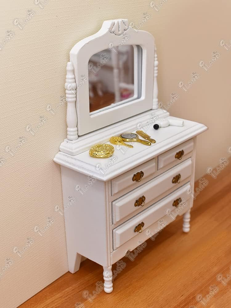 Pink Dollhouse Bedroom Furniture 6pcs R851005