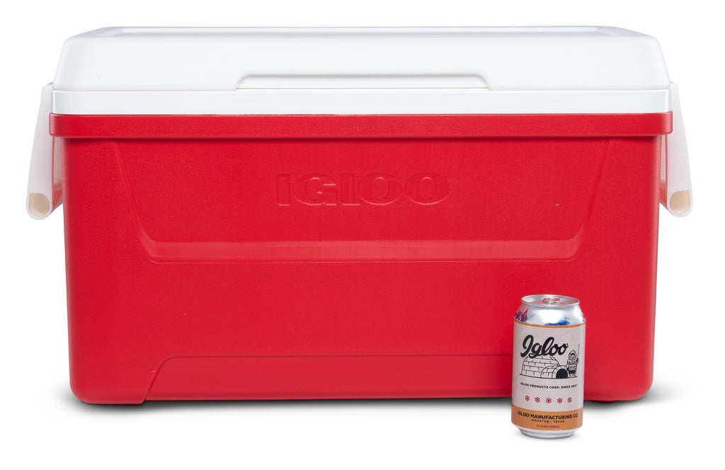 48 QT Red Ice Chest Cooler H4454