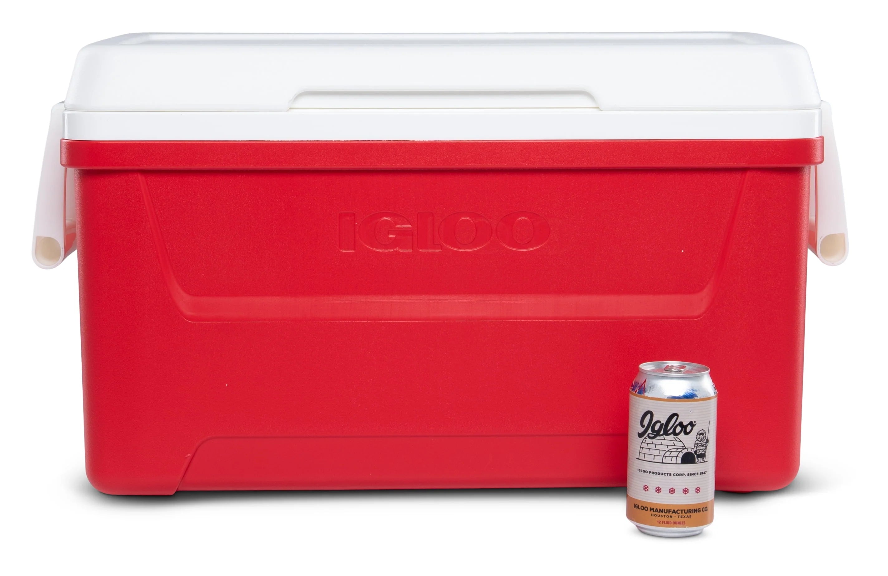 48 QT Red Ice Chest Cooler H4454