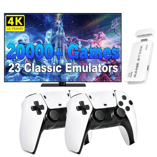 64GB Retro Game Stick with 2 Wireless Controllers H653