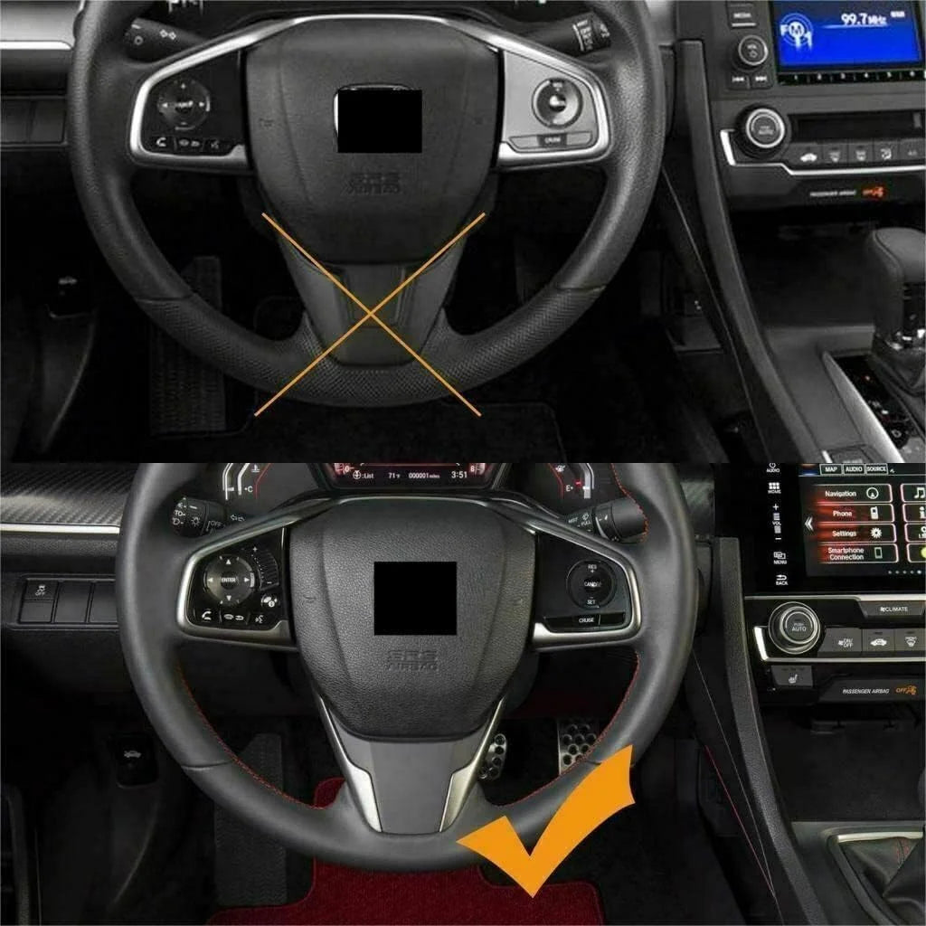 Interior Center Console Dashboard Panel Headlight Switch Steering Wheel AC Vent Cover Trim Combo Kit I616147