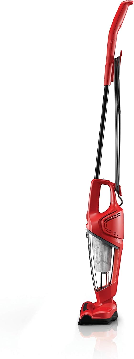 Red 3-in-1 Lightweight Corded Bagless Stick Vacuum Cleaner with Handheld X52826