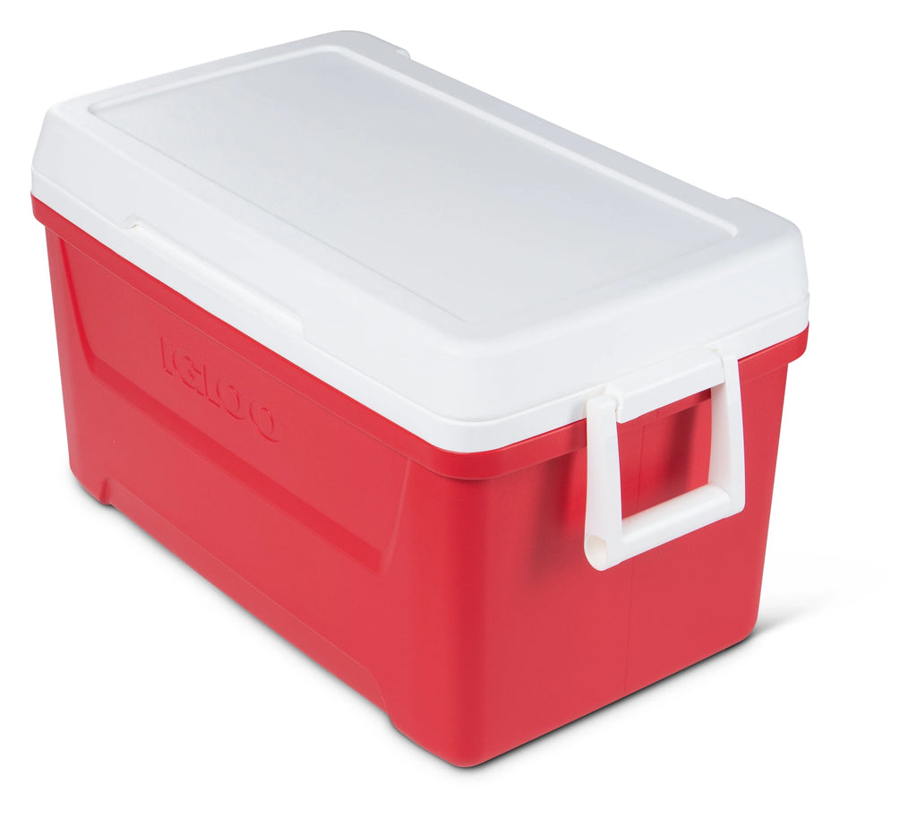 48 QT Red Ice Chest Cooler H4454