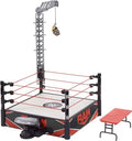 WWE Wrekkin' Kickout Ring Playset with Launcher, Crane, Championship, 13-inch x 20-inch H890