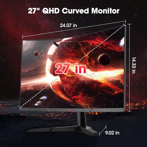27 inch QHD 180Hz Curved Gaming Monitor S98976