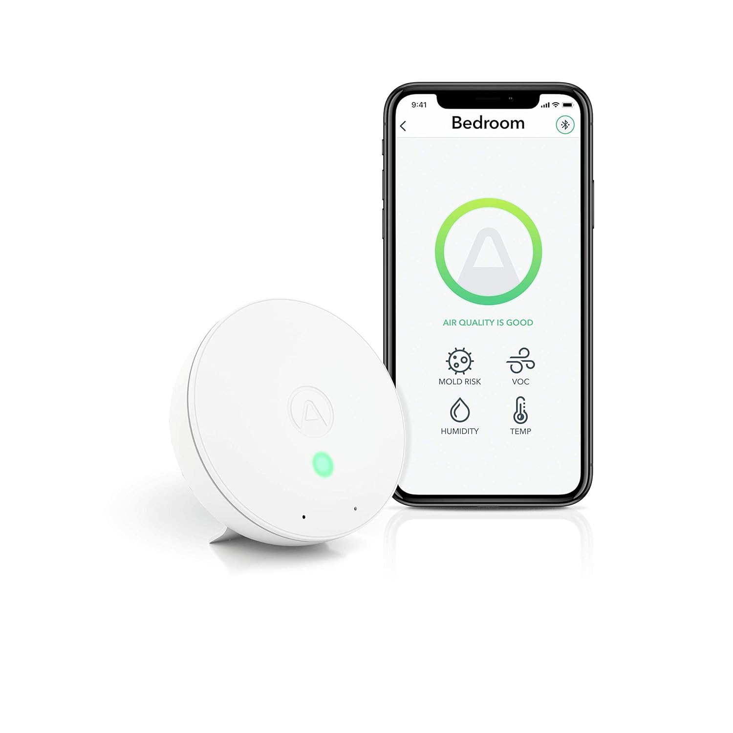 Air Pollution Monitor with Particulate Matter (PM 2.5), Humidity & Temperature Detector W507