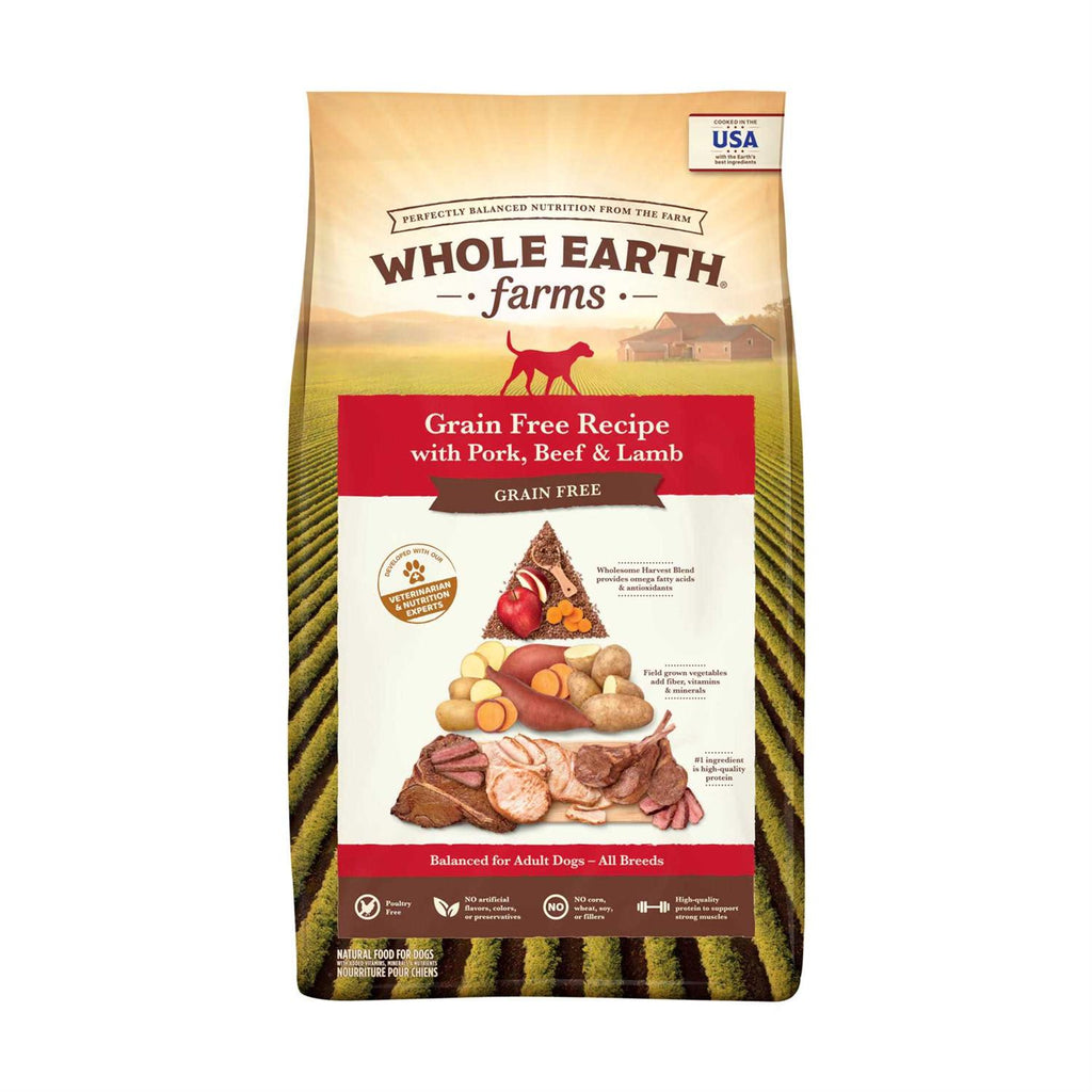 Grain Free Pork Beef & Lamb Recipe Dry Dog Food U94338