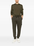 Stone Island 5100074 light pure RWS wool_s.i. Ghost regular-fit crewneck jumper with ribbed trims