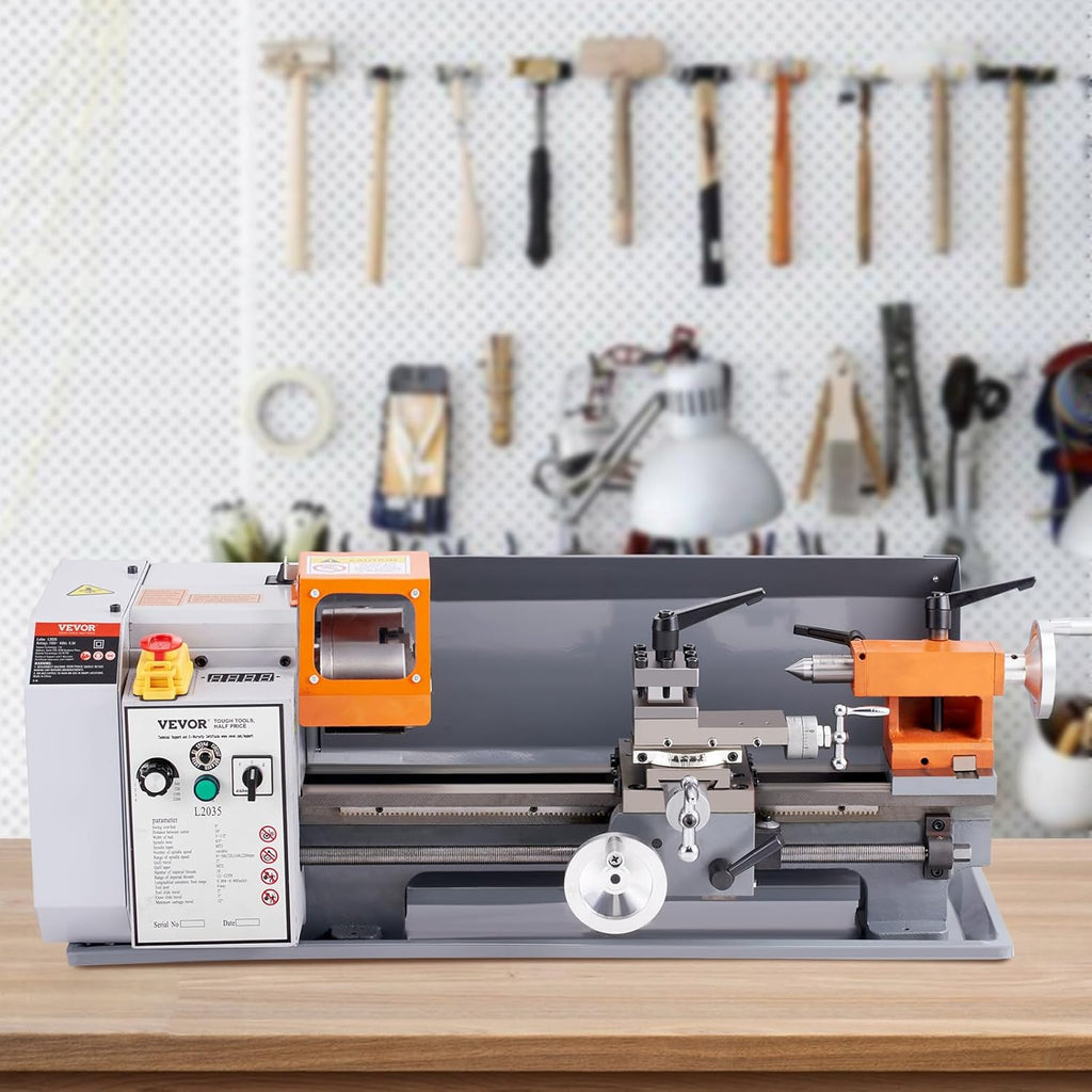 7.87'' x 13.78'' Precision Benchtop Metal Lathe C13224