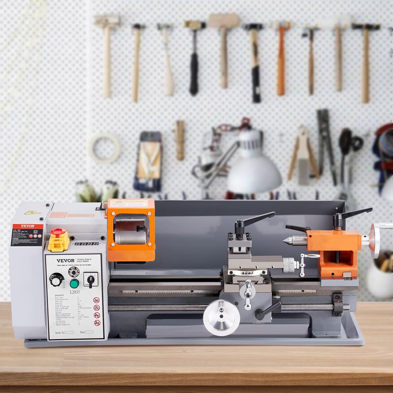 7.87'' x 13.78'' Precision Benchtop Metal Lathe C13224