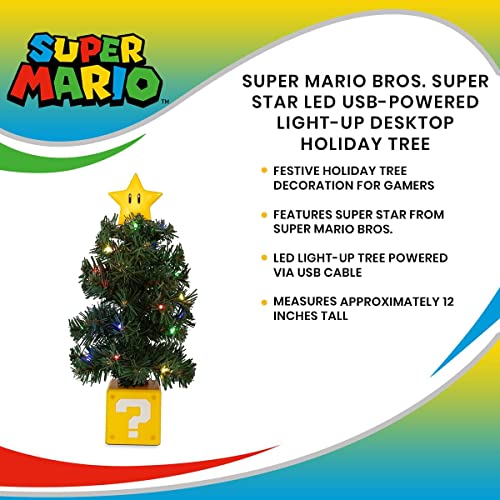 LED USB-Powered Light-Up Desktop Tree E865