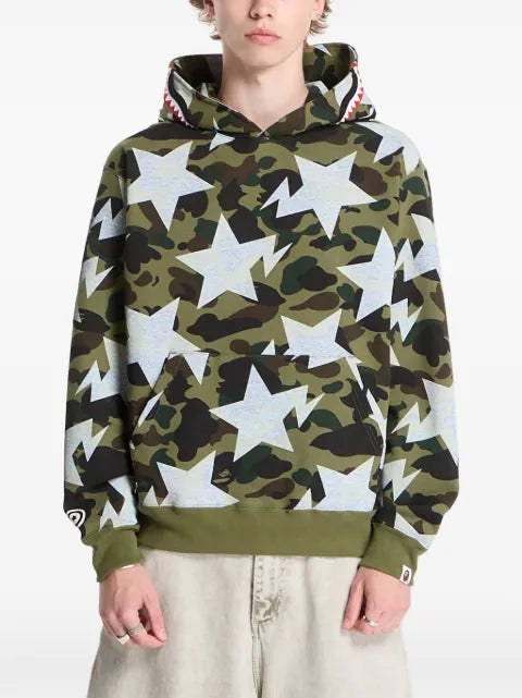 A BATHING APE® Shark 1st Camo hoodie