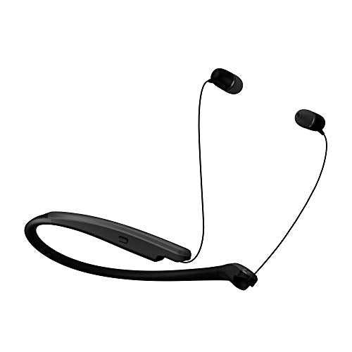 Black Wireless Bluetooth Neckband Earbuds Q259547