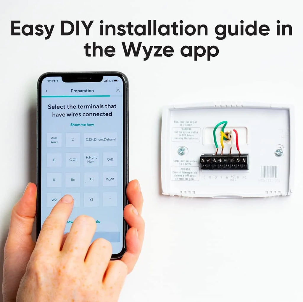 Black Smart Wifi Thermostat U32223