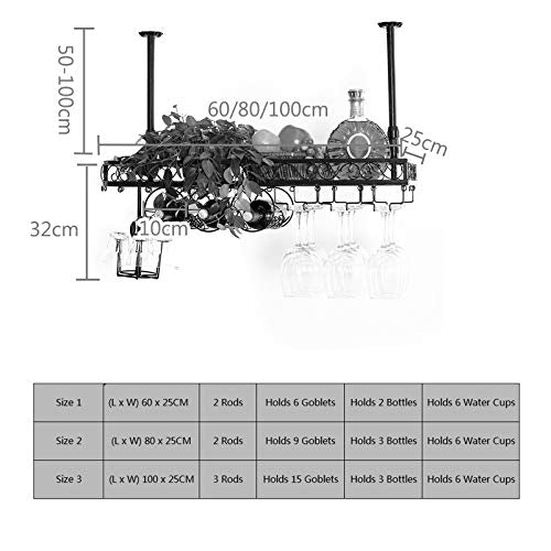 Black Iron Wall Mounted Wine Rack R41643