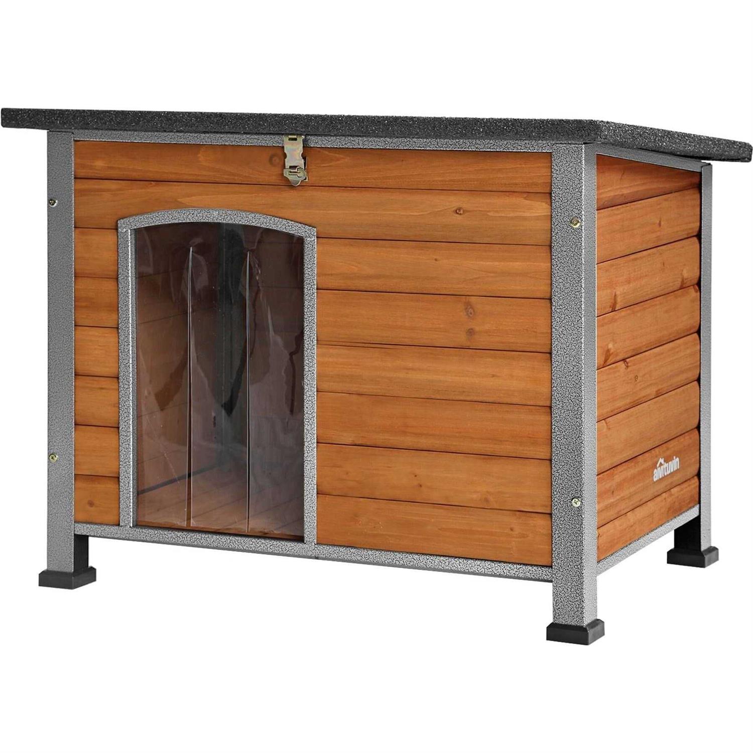 Wooden Dog Crates House with Iron Frame V813