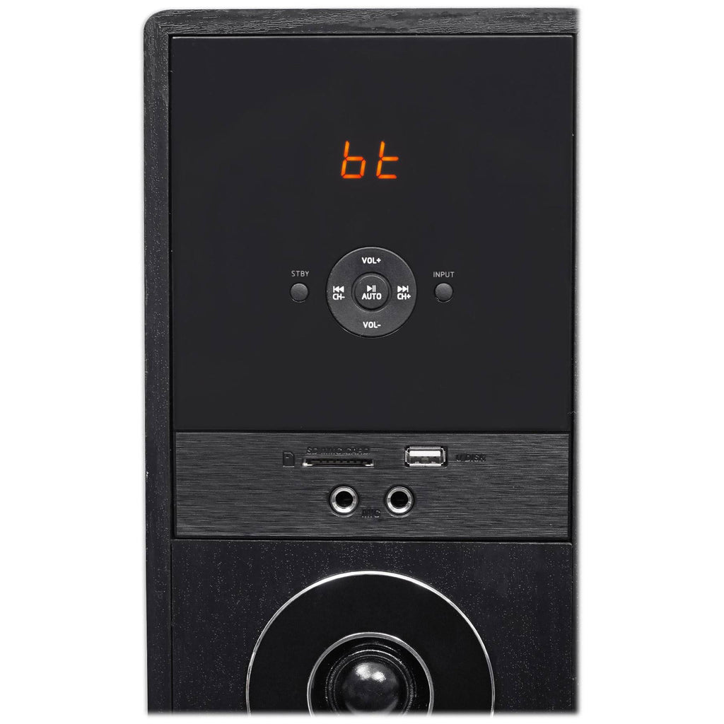 Black Home Theater System Tower Speakers with Subwoofer C541947