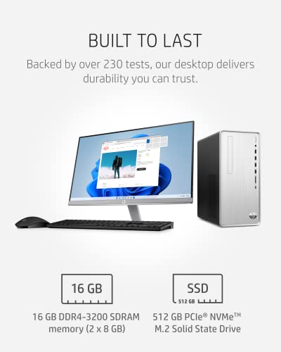 Desktop PC, AMD Ryzen 7 5700G, 16 GB RAM, 512 GB SSD, Windows 11 Pro E7619