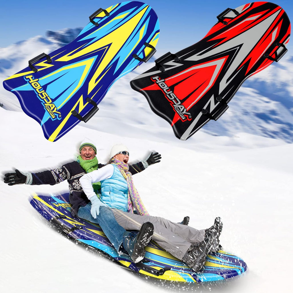 2 Pack Large Foam Snow Sled with Handles C504