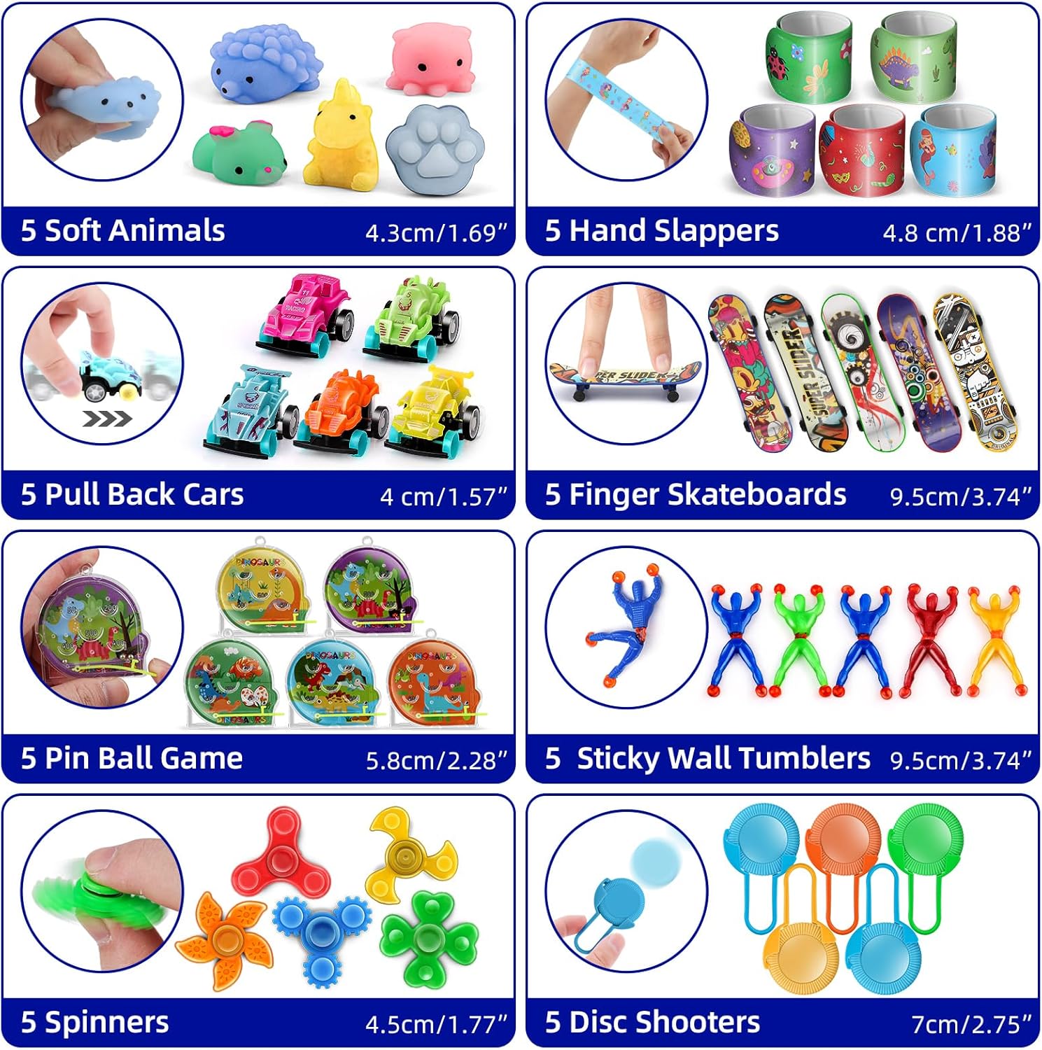 1000PCS Carnival Prizes Prize Box Toys Pinata Fillers Goodie Bag Toys Bulk E203