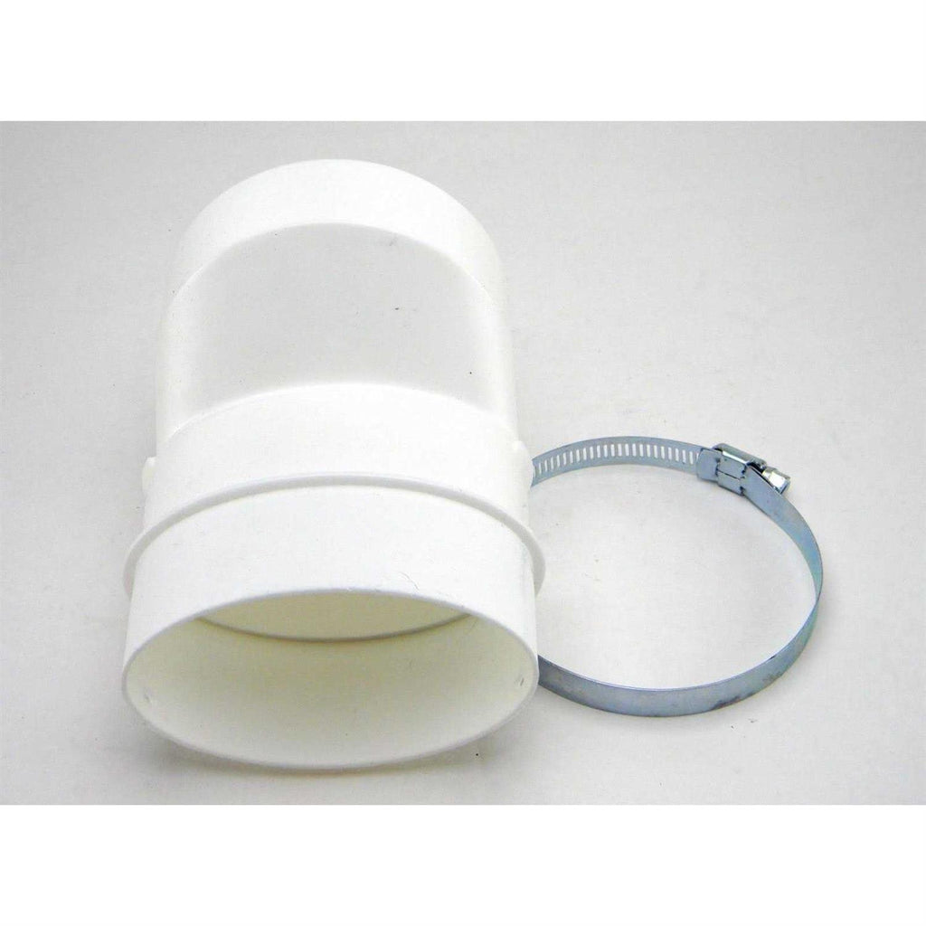 4 In. Round To Oval Dryer Duct Adapter O505