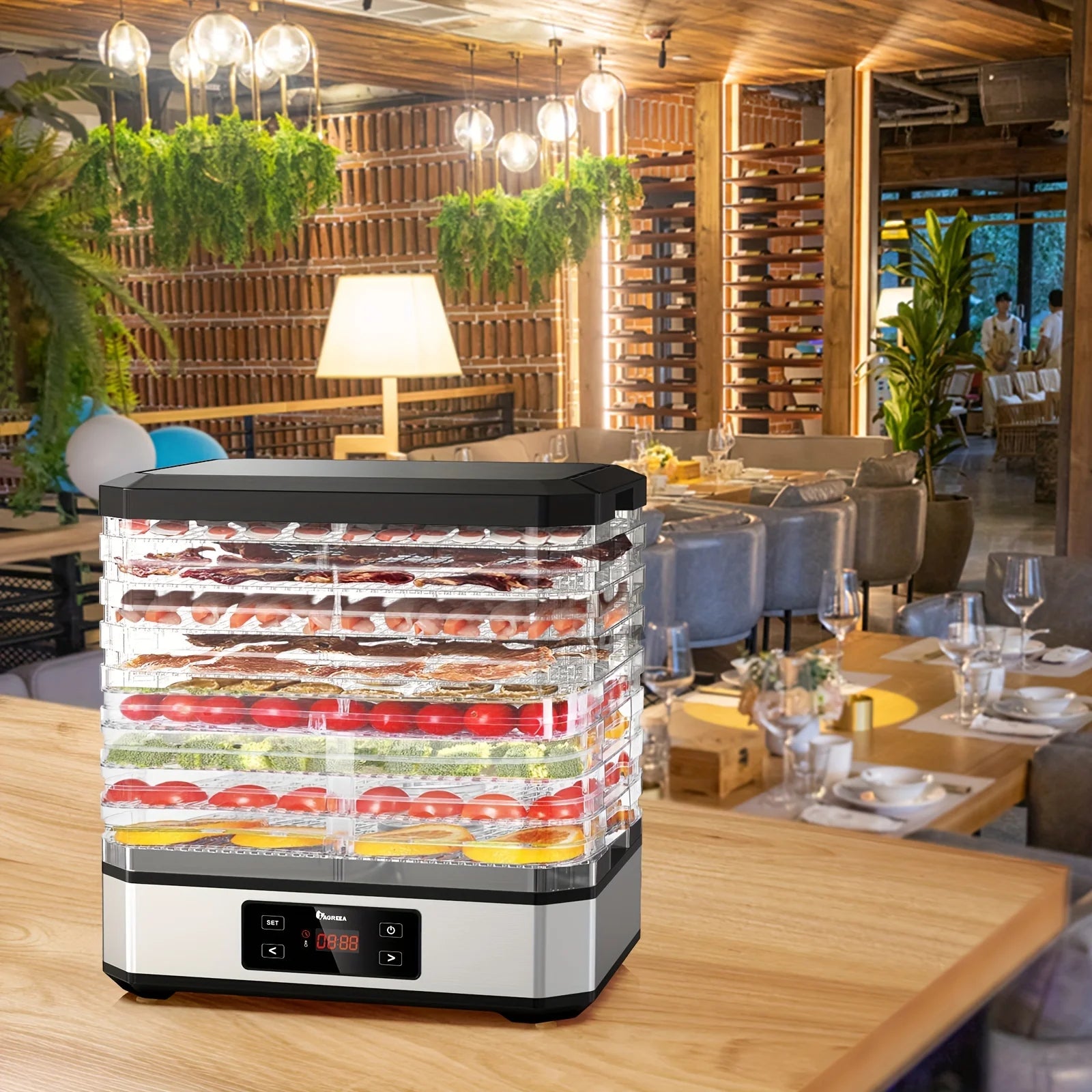 Stainless Steel Food Dehydrator (400W) D6842