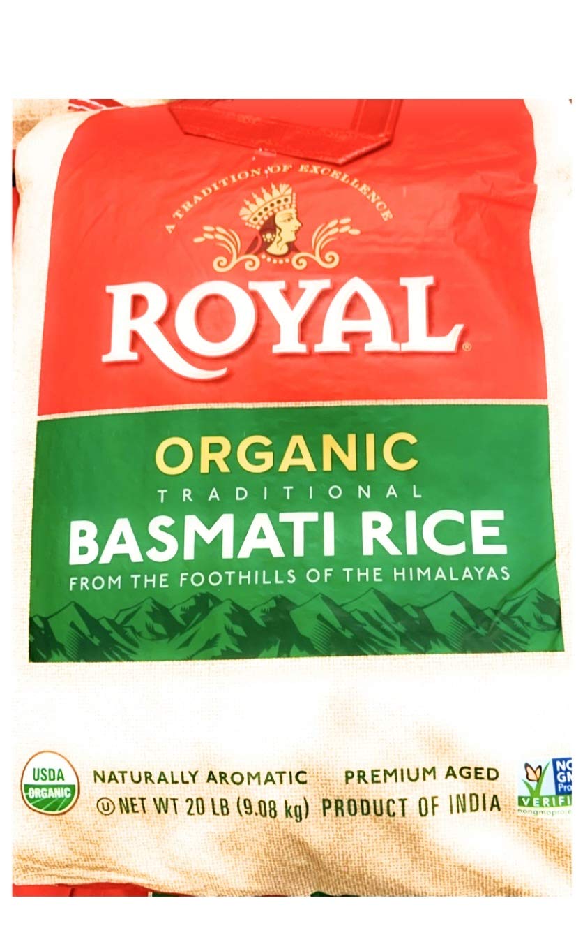 Organic Traditional Basmati Rice 20 Lb Y377