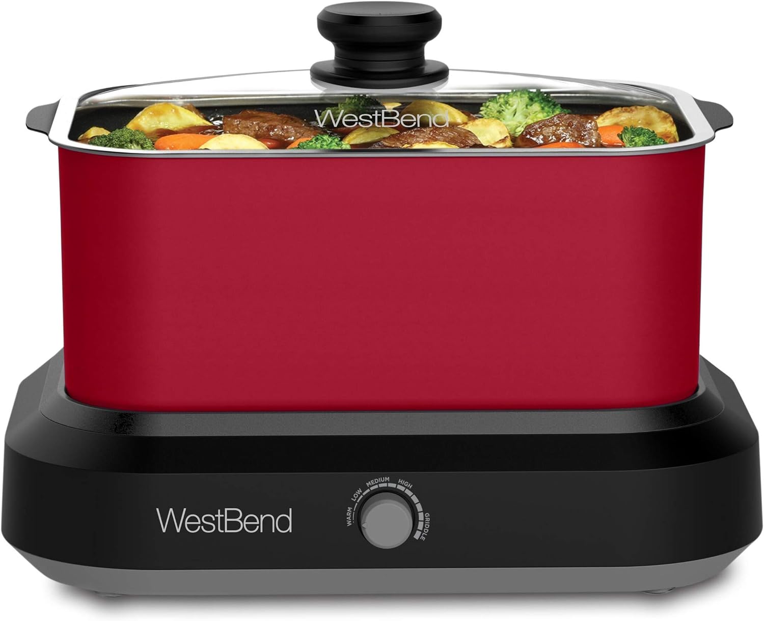 6-Quart Blue Non-Stick Slow Cooker A627