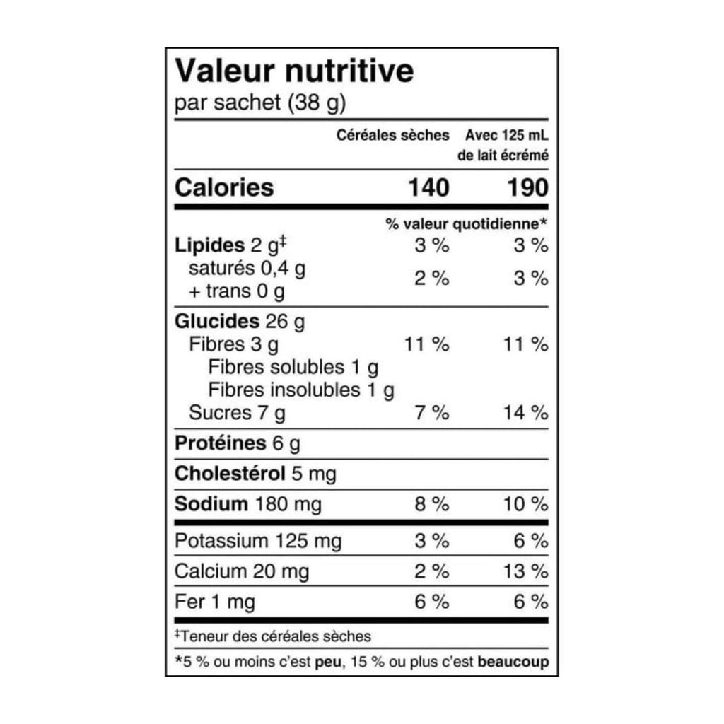 High Protein Maple & Brown Sugar Instant Oatmeal, 8 oz (Pack of 2) S3038