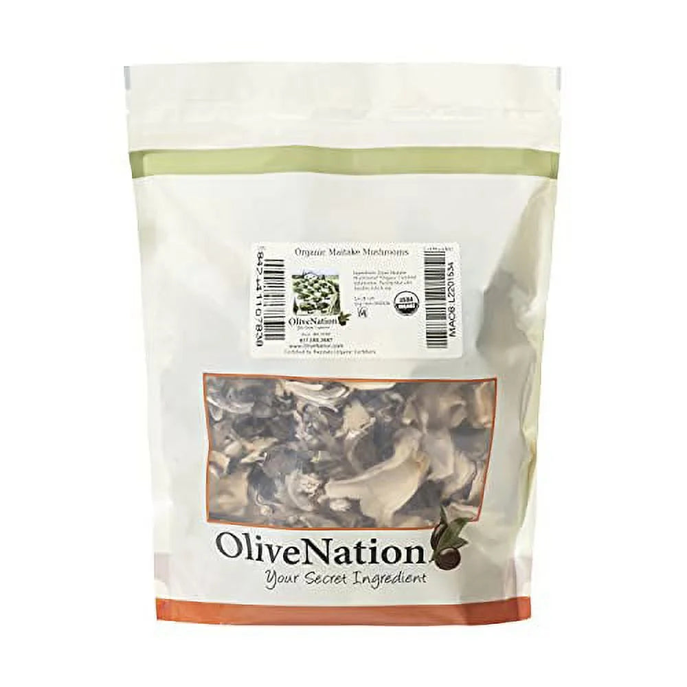 Organic Dried Maitake Mushroom Pieces, 8 Ounces I857