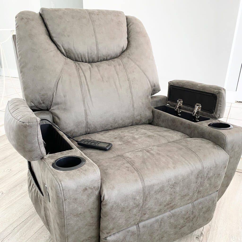 Gray Brown Power Lift Chair N54786