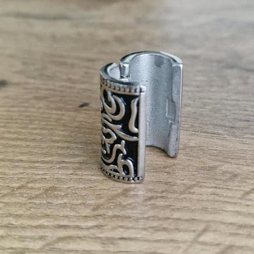 Viking Beard Bead 8x12x20mm Stainless Steel Q8528