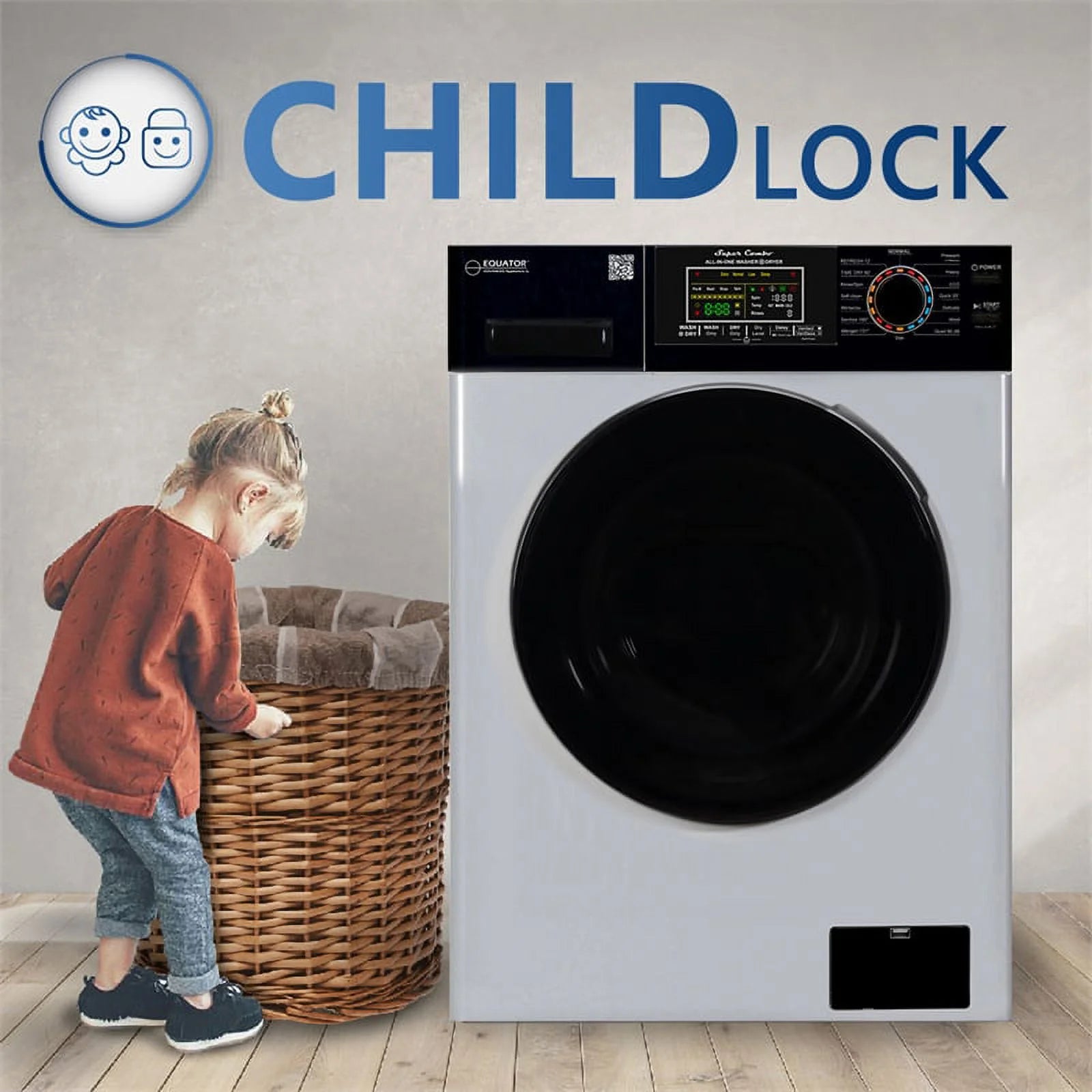 Compact 18 lbs Combo Washer Dryer G20351