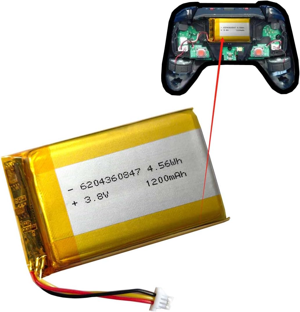 1200mAh 3.8v Rechargeable Lithium Polymer Battery X676
