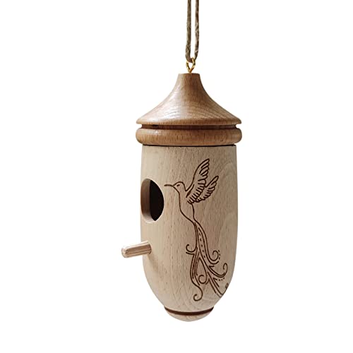 3pcs Hanging Wooden Hummingbird House H537040