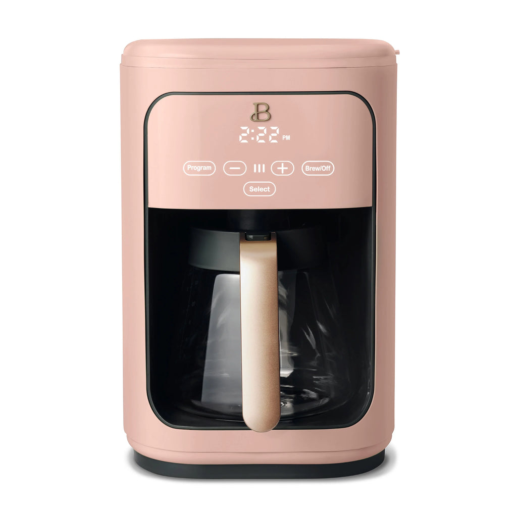 14-Cup Programmable Drip Coffee Maker with Touch-Activated Display, White U491122