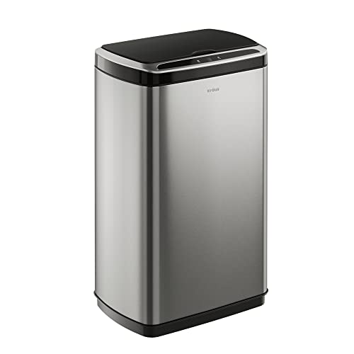 Rectangular 13 Gallon Hands-Free Motion Sensor Trash Can V96420