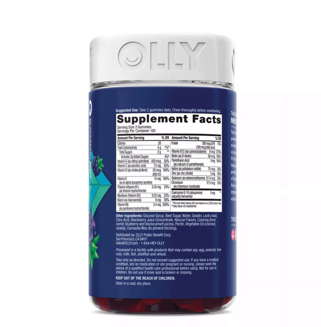 Men's Multivitamin Gummy, Blackberry Flavor 200 ct. P54505