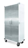 White 2-Door Rolling Storage Cabinet A97166
