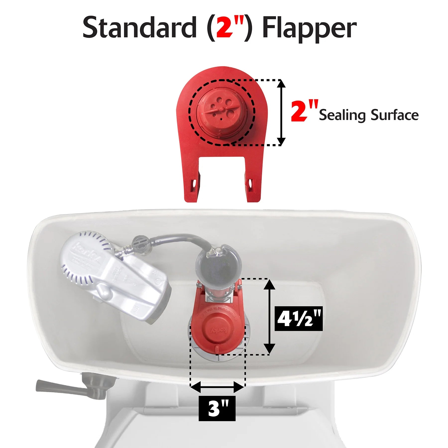 2-inch Complete Toilet Repair Kit, 1-Pack B601903
