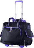 Black/Purple Rolling Overnighter X281943
