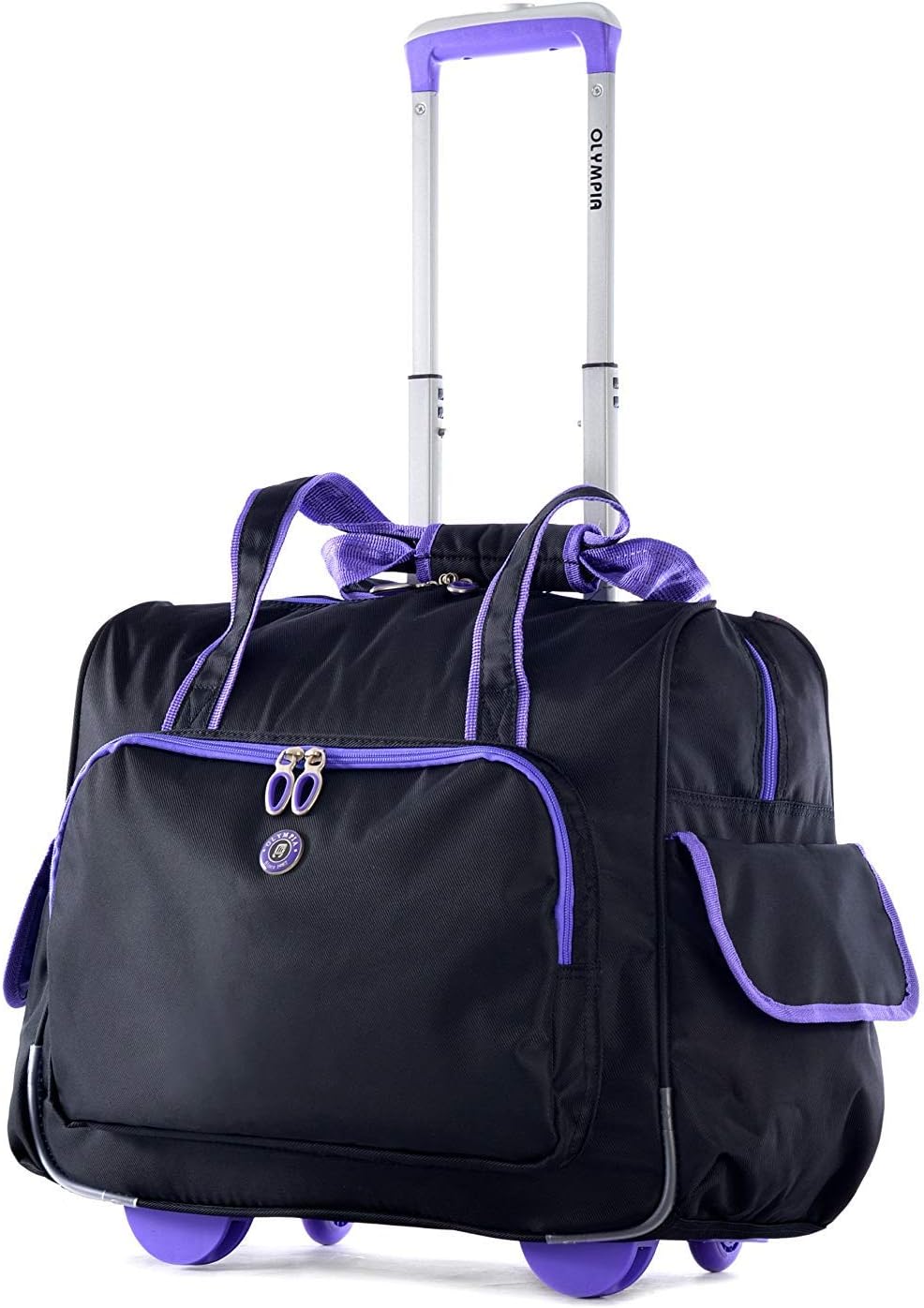 Black/Purple Rolling Overnighter X281943