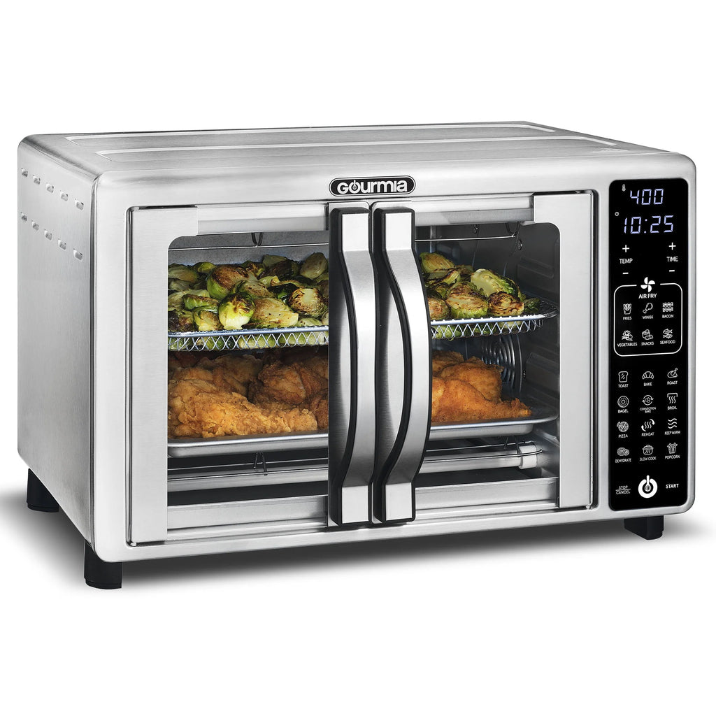 Stainless Steel Digital Air Fryer Toaster Oven, 6 Slice H962