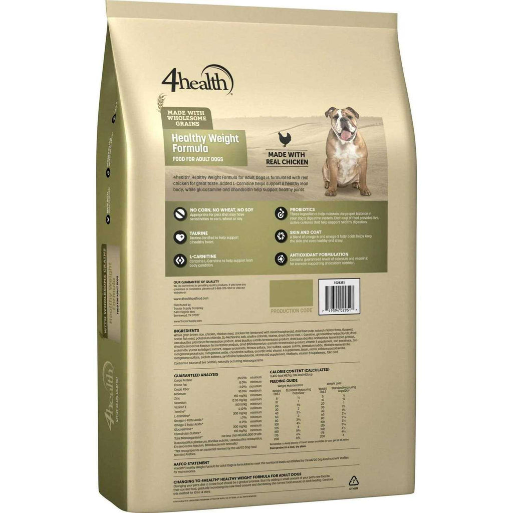 Adult Healthy Weight Chicken Formula Dry Dog Food O6369