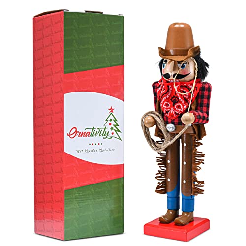 Brown and Red Wooden Nutcracker V85941
