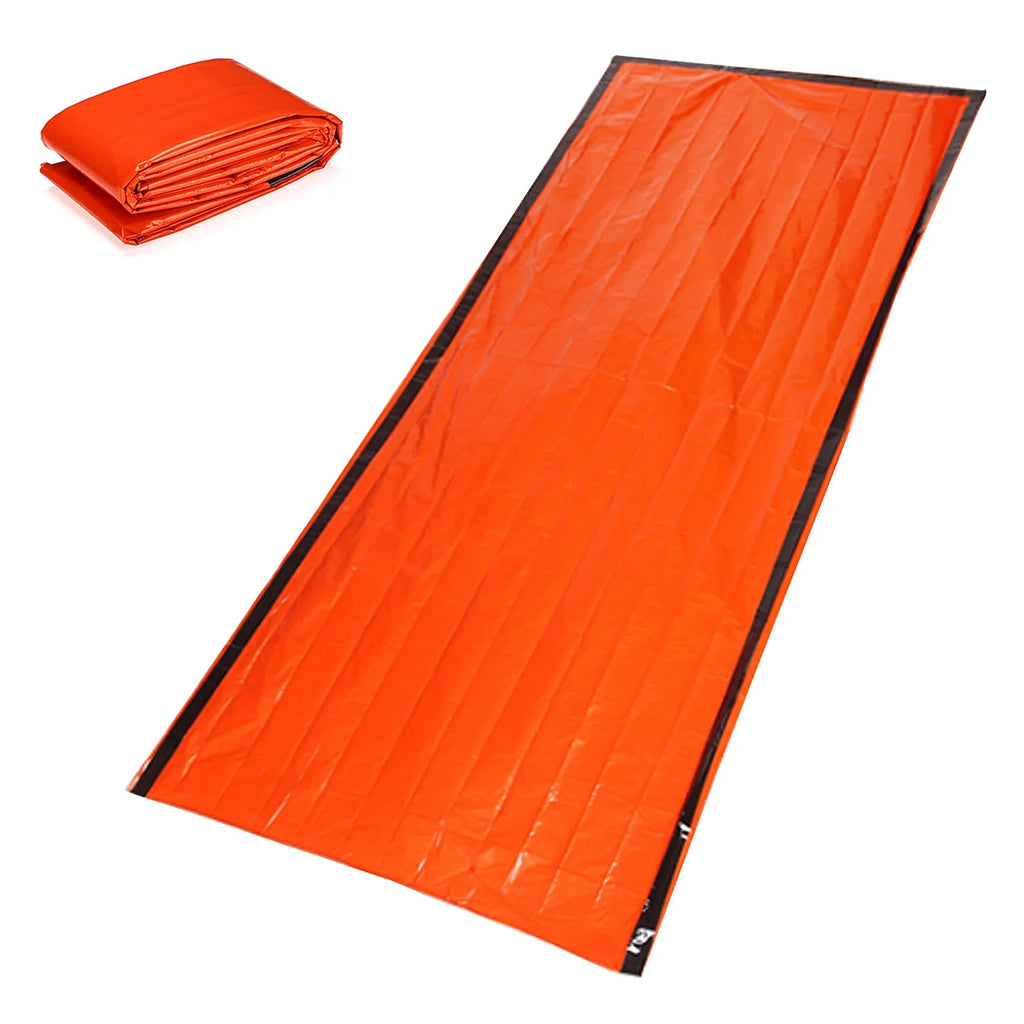 Waterproof Thermal Poncho Raincoat with Bag and Tent Shelter E75121