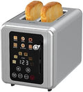 Open Box Touch Screen Toaster 2 Slice Digital Timer Stainless Steel W7497