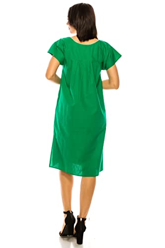 Women Embroidered Long Casual Dress M104414